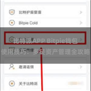 比特派APP Bitpie钱包使用技巧：多链资产管理全攻略