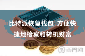 比特派恢复钱包  方便快捷地检察和转机财富